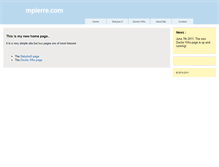 Tablet Screenshot of mpierre.com